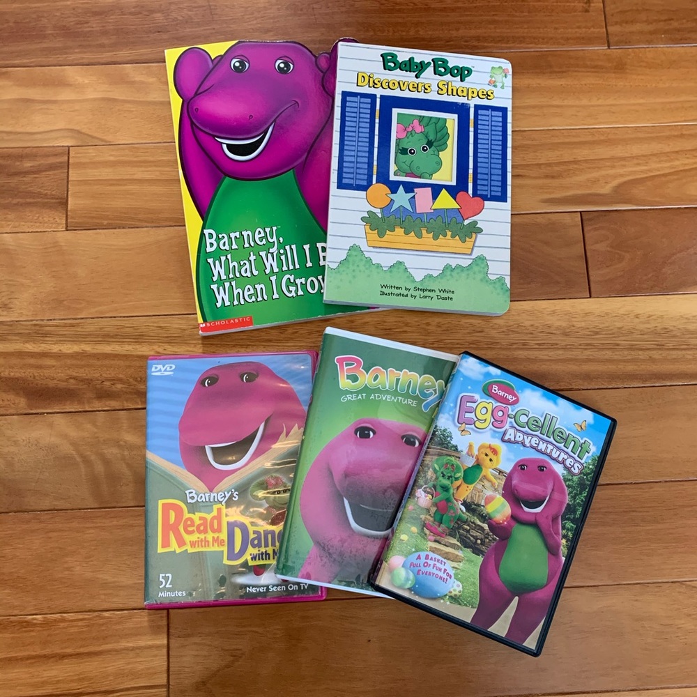 Barney DVDs & Books